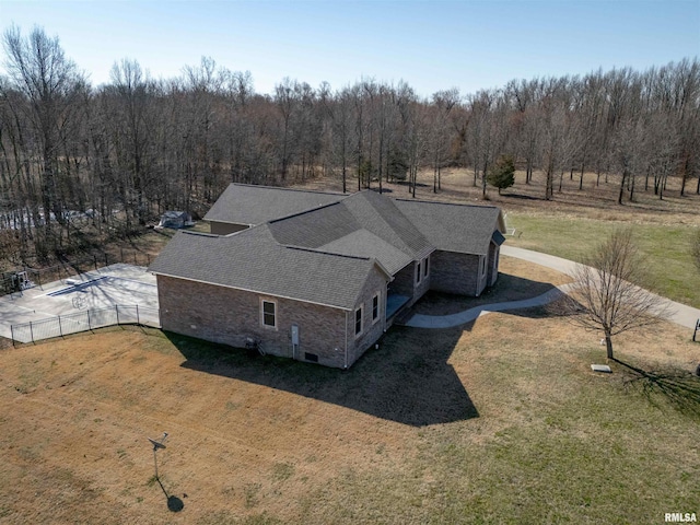 1621 S Eugene Ln, Marion, IL 62959 - drone / aerial view with a view of trees