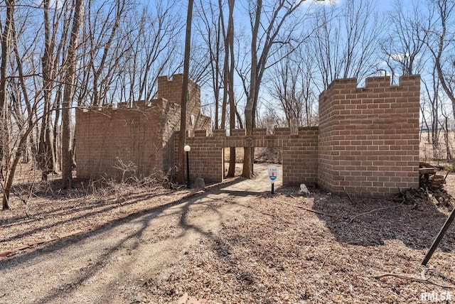 view of home's exterior featuring a chimney