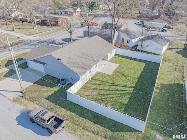 drone / aerial view featuring a residential view