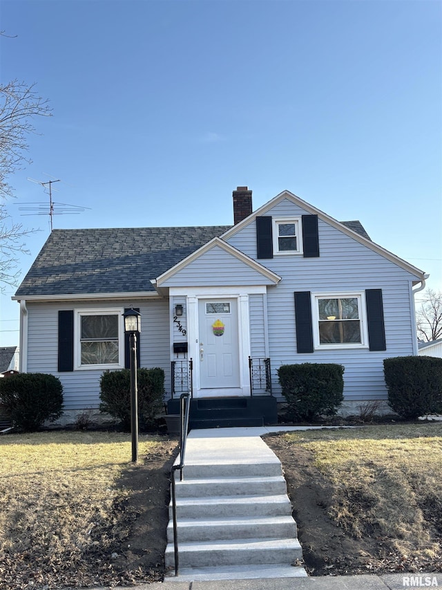 bungalow with a chimney