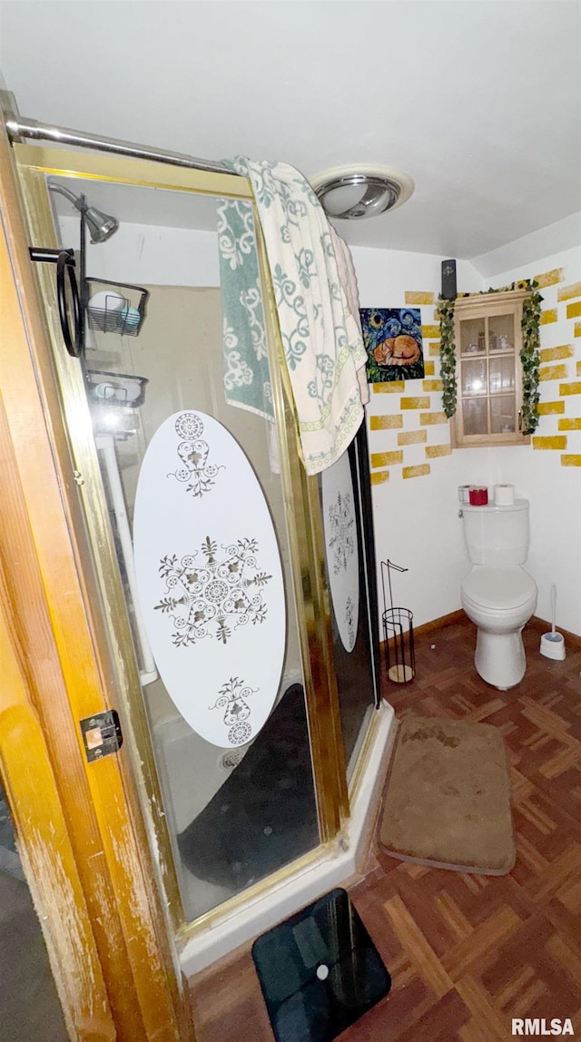 1001 S 14th St, Herrin, IL 62948 - bathroom with baseboards and toilet