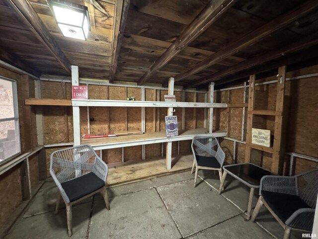 view of storage room