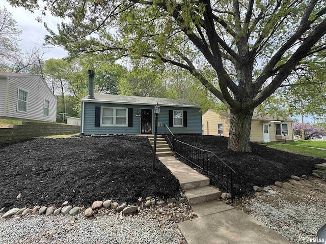 view of bungalow