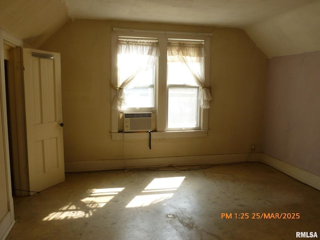 145 6th Ave, Moline, IL 61265 - additional living space featuring lofted ceiling and cooling unit