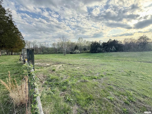5453 Cherokee Ln, Carbondale, IL 62901 - view of yard featuring a rural view