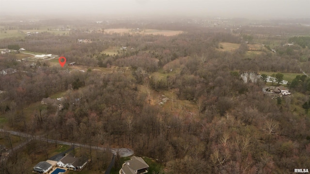 4996 Andrew Rd, Marion, IL 62959 - aerial overview of property's location featuring a forest