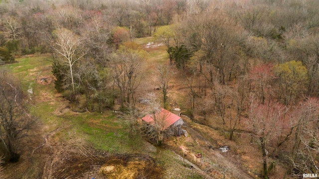 4996 Andrew Rd, Marion, IL 62959 - drone / aerial view of a heavily wooded area