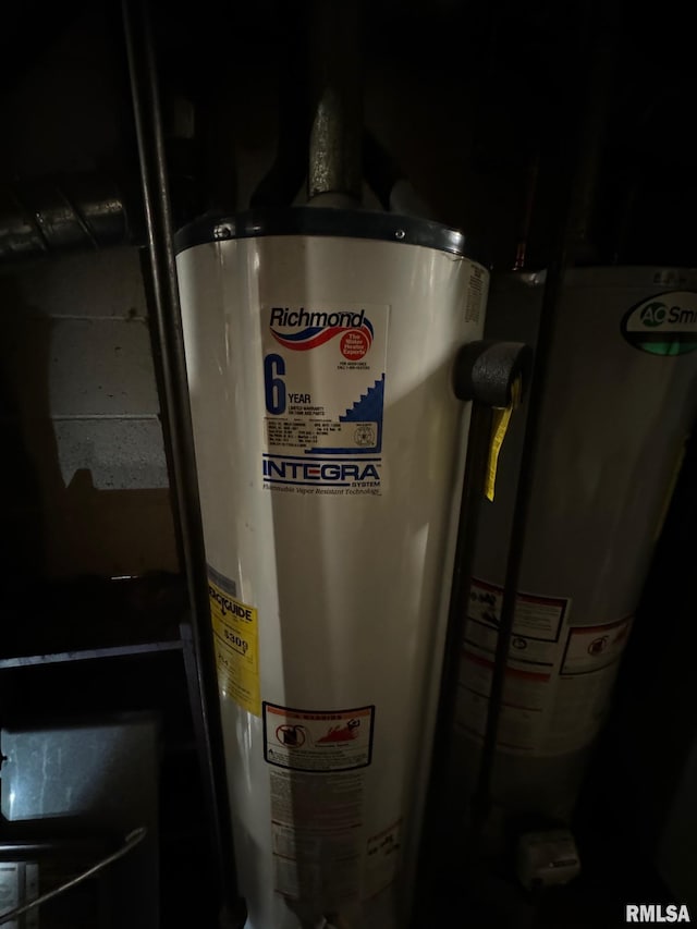 utilities featuring water heater