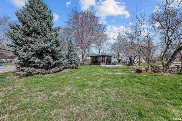 408 E Henry St, Atkinson, IL 61235 - view of yard with a gazebo