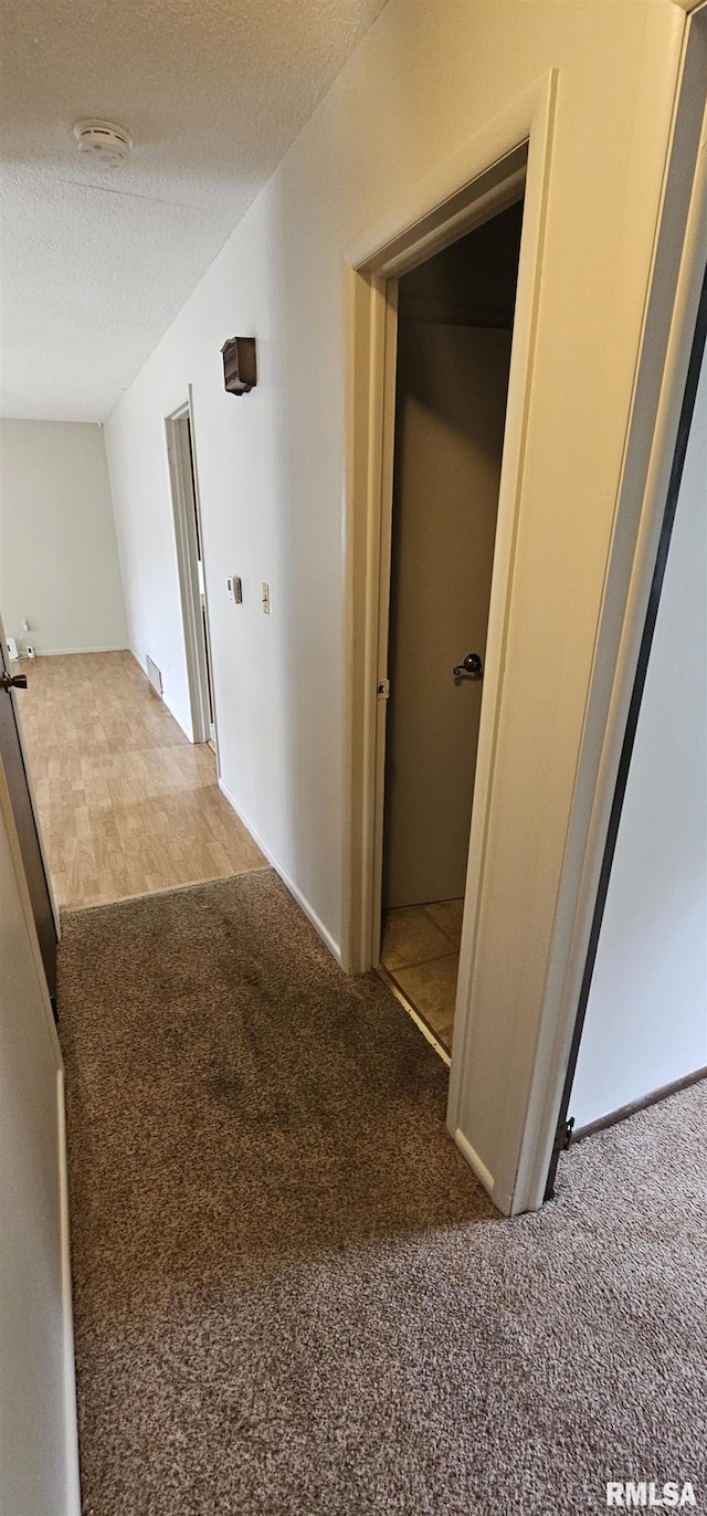 1606 Middle Rd, Camanche, IA 52730 - corridor featuring carpet flooring and a textured ceiling