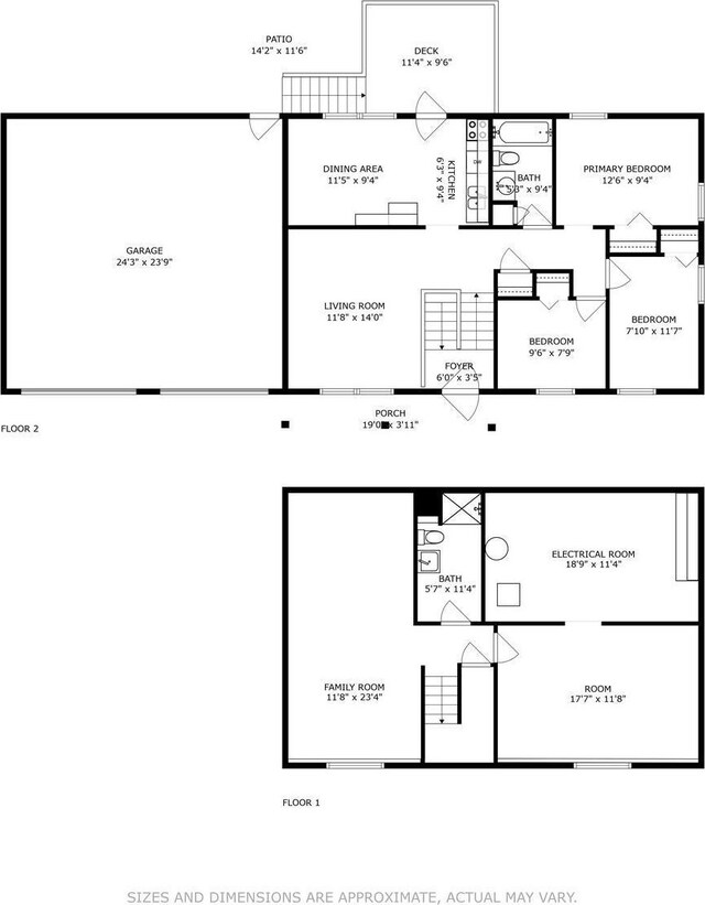 1606 Middle Rd, Camanche, IA 52730 - home floor plan