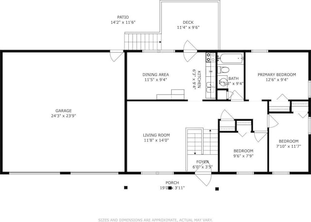 1606 Middle Rd, Camanche, IA 52730 - room layout