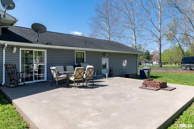 505 W College St, Energy, IL 62933 - view of patio / terrace featuring outdoor dining area