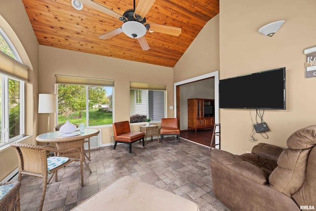 sunroom featuring a healthy amount of sunlight