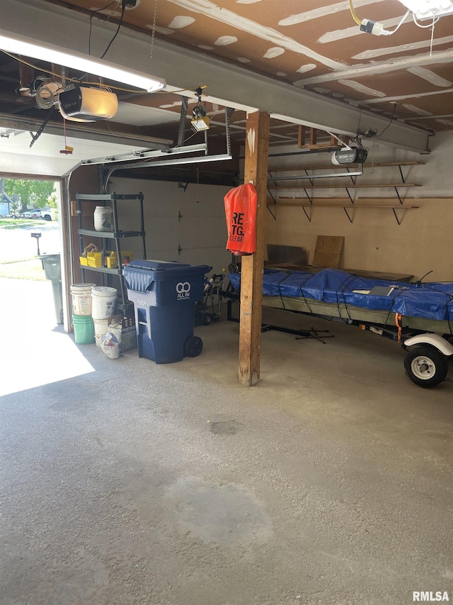 5833 Taylor St, Davenport, IA 52806 - garage with a garage door opener