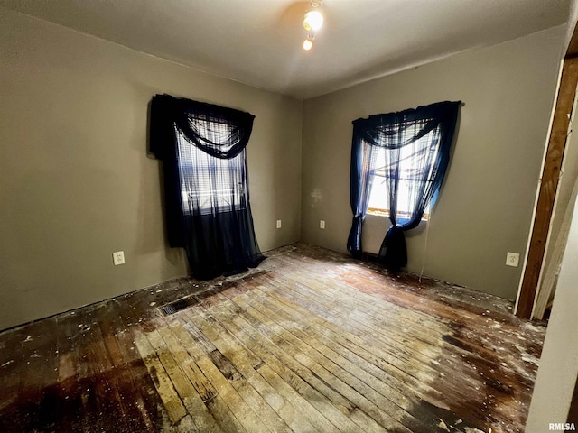 57 W 3rd St, New Burnside, IL 62967 - unfurnished room featuring wood-type flooring and a healthy amount of sunlight