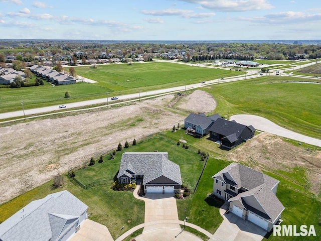 birds eye view of property featuring a residential view