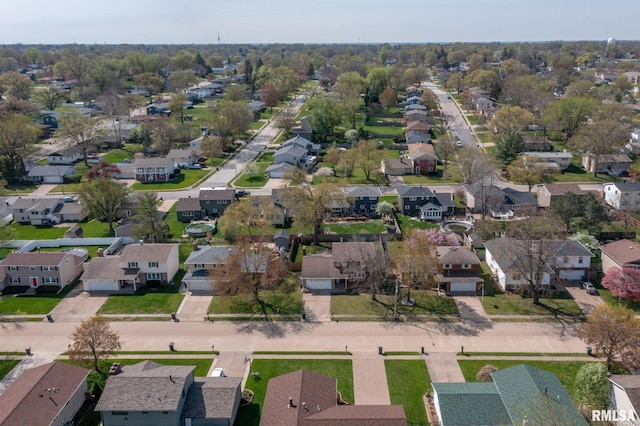 2149 W 30th St, Davenport, IA 52804 - aerial overview of property's location with nearby suburban area