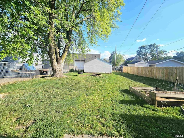 1731 W 5th St, Davenport, IA 52802 - view of yard featuring a vegetable garden