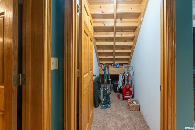 view of storage room