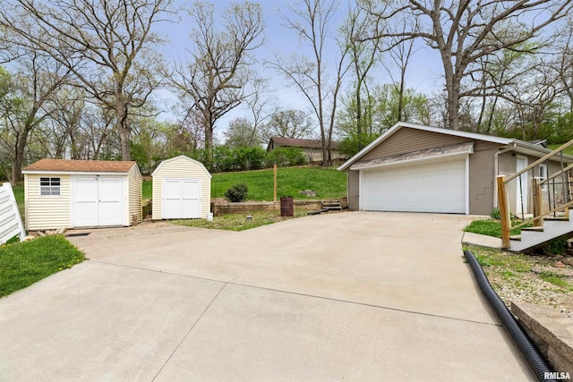 12323 Niabi Zoo Rd, Coal Valley, IL 61240 - exterior space featuring a storage unit