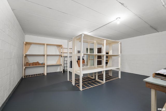 view of storage room