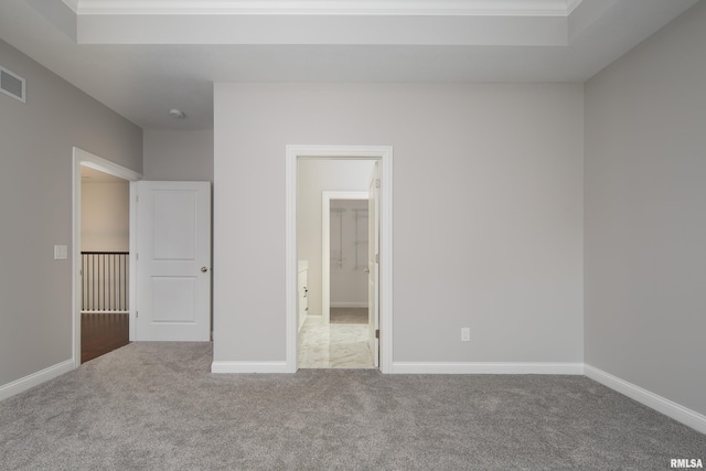 5120 Pandit Dr, Bettendorf, IA 52722 - unfurnished bedroom with baseboards, visible vents, and carpet floors