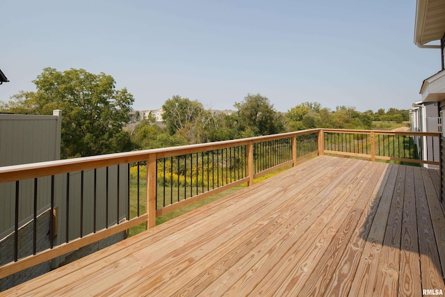 5120 Pandit Dr, Bettendorf, IA 52722 - view of wooden deck
