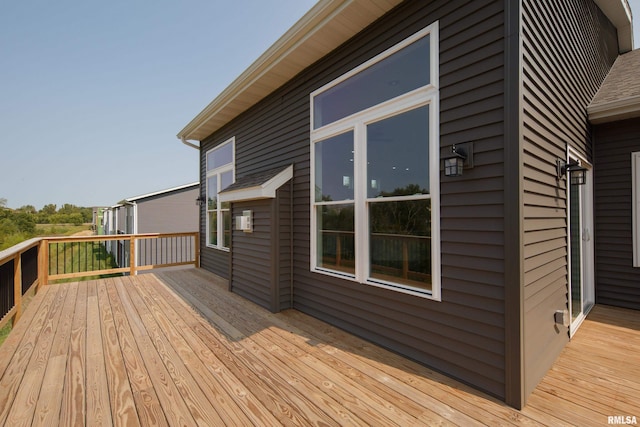 5120 Pandit Dr, Bettendorf, IA 52722 - view of wooden deck