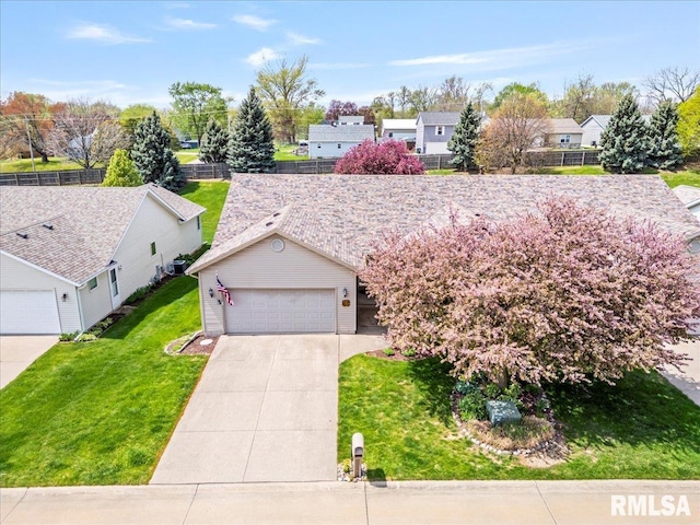 5200 Villa Dr, Davenport, IA 52806 - drone / aerial view featuring a residential view