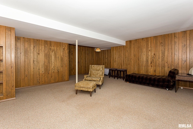 28018 230th St, Le Claire, IA 52753 - unfurnished room featuring carpet and wooden walls