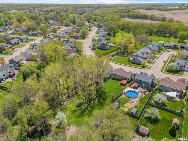 6135 Hillandale Rd, Davenport, IA 52806 - birds eye view of property with a residential view