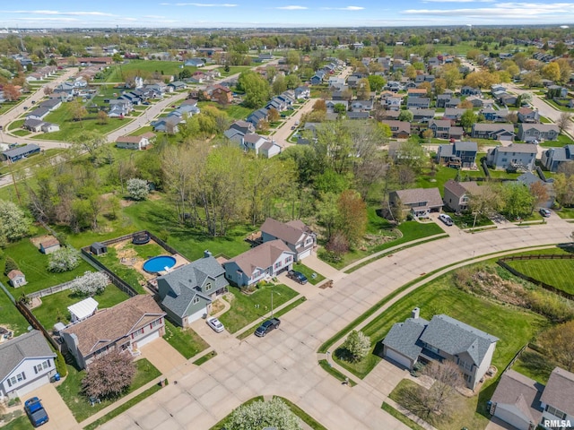 6135 Hillandale Rd, Davenport, IA 52806 - birds eye view of property with a residential view