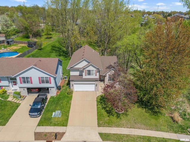 6135 Hillandale Rd, Davenport, IA 52806 - birds eye view of property