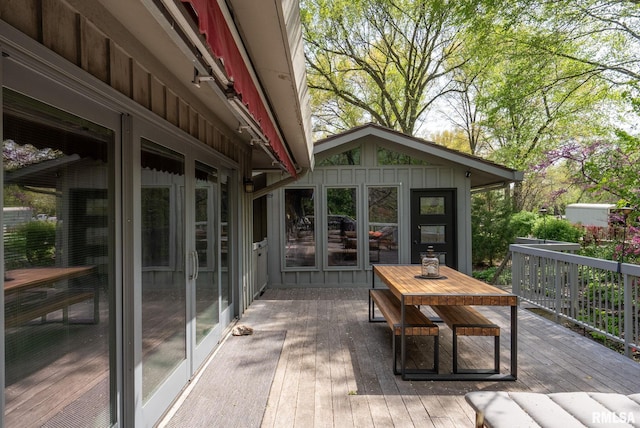 view of deck
