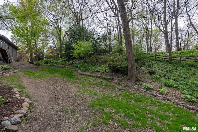 view of yard