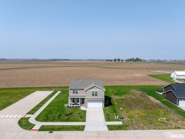 1824 S 5th St, Eldridge, IA 52748 - birds eye view of property with a rural view