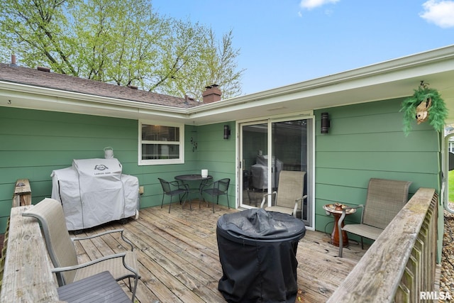 view of deck
