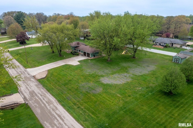 drone / aerial view