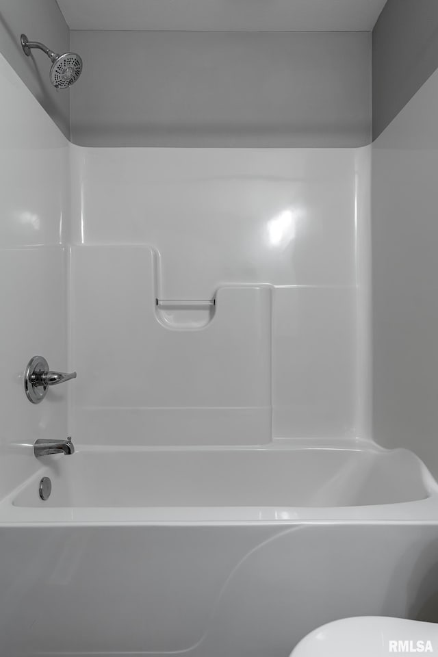 full bath with bathing tub / shower combination