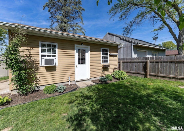 3418 25th St, Rock Island, IL 61201 - back of house featuring cooling unit