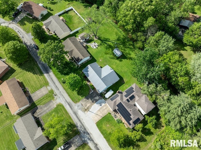 birds eye view of property featuring a residential view