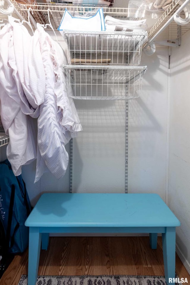 208 E Alexander St, Energy, IL 62933 - spacious closet featuring wood finished floors