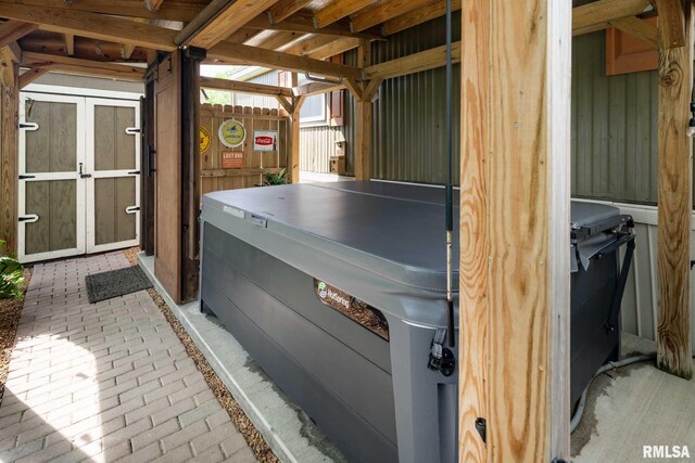 208 E Alexander St, Energy, IL 62933 - view of outbuilding with a hot tub