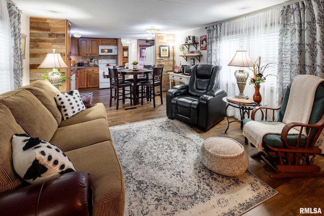 208 E Alexander St, Energy, IL 62933 - living room featuring wood finished floors