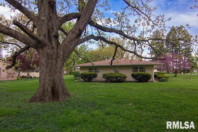 view of home's exterior featuring a lawn