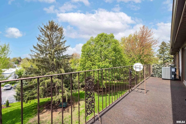 1360 Kimberly Ridge Rd Unit 309, Bettendorf, IA 52722 - balcony with central AC unit