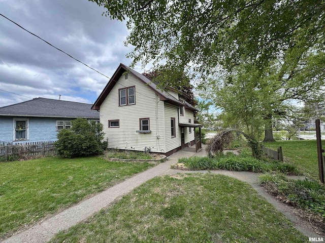view of side of property