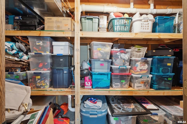 view of storage