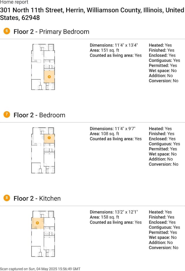 301 N 11th St, Herrin, IL 62948 - property floor plan